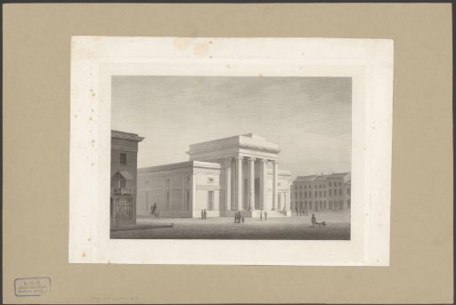 View of the Beurs van Zocher in Amsterdam