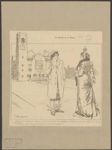 Personifications of trade and the stock exchange before the Beurs van Berlage