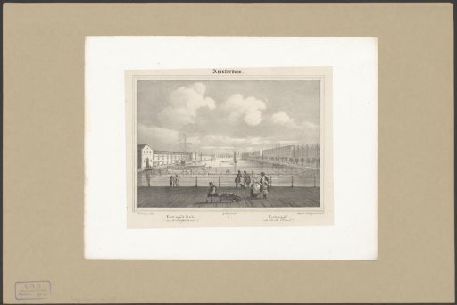 View of the Entrepotdok in Amsterdam