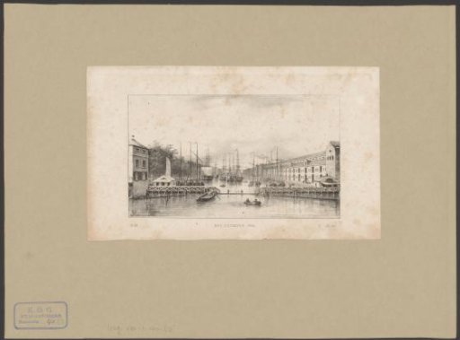 View of the Entrepotdok in Amsterdam