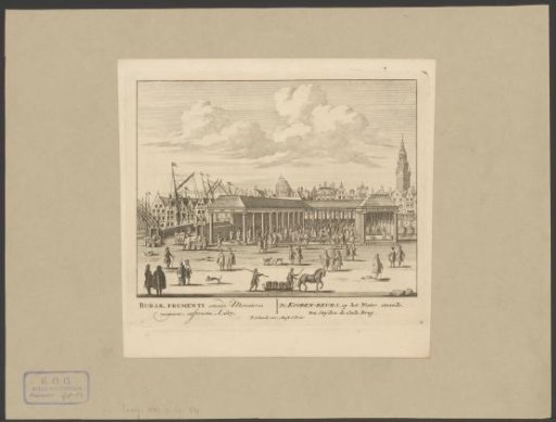 View of the Grain Exchange in Amsterdam