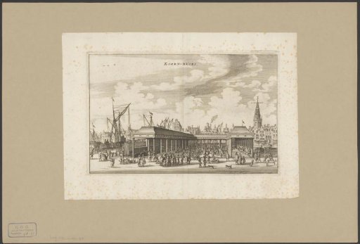 View of the Grain Exchange in Amsterdam