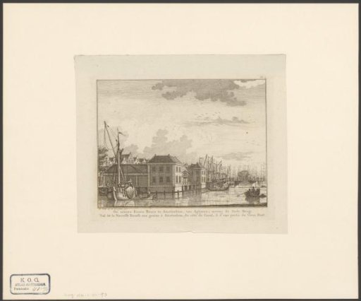 View of the Grain Exchange in Amsterdam