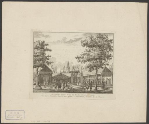 View of the Grain Exchange in Amsterdam