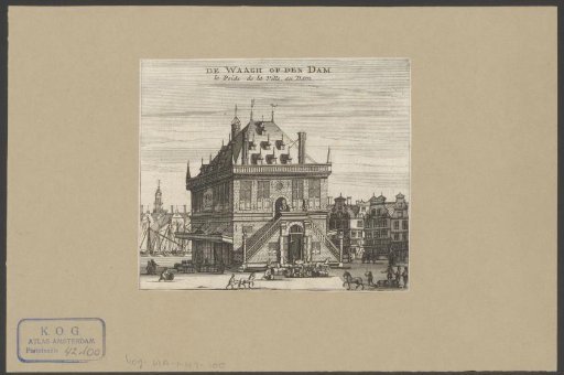 View of the Waag on the Dam