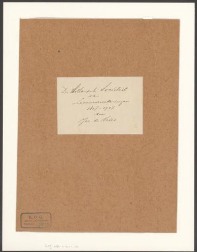 Centenary of the Hollandsche Sociëteit van Levensverzekeringen