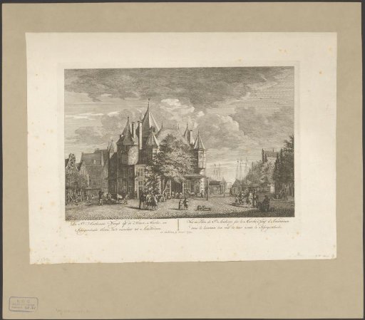 View of the Waag in Amsterdam