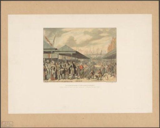 View of the River Fish Market and the Papenbrug in Amsterdam