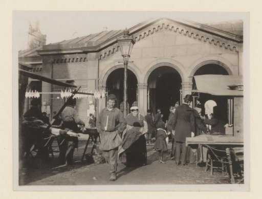 View of the Fish Market in Amsterdam