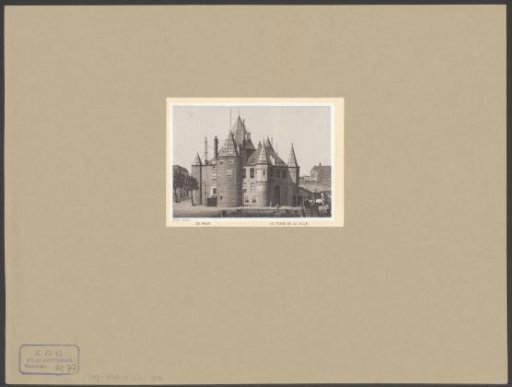 View of the Waag on the Nieuwmarkt