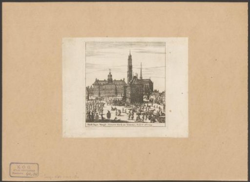 View of the renovated Waag on the Dam