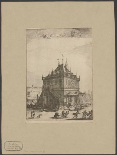 View of the Waag on the Dam