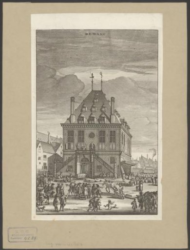 View of the Waag on the Dam