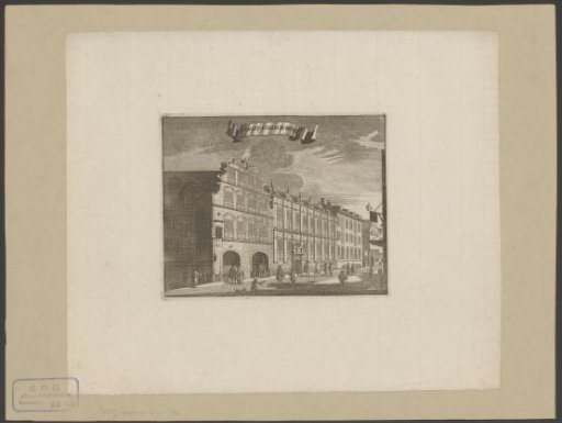 View of the East India House in Amsterdam