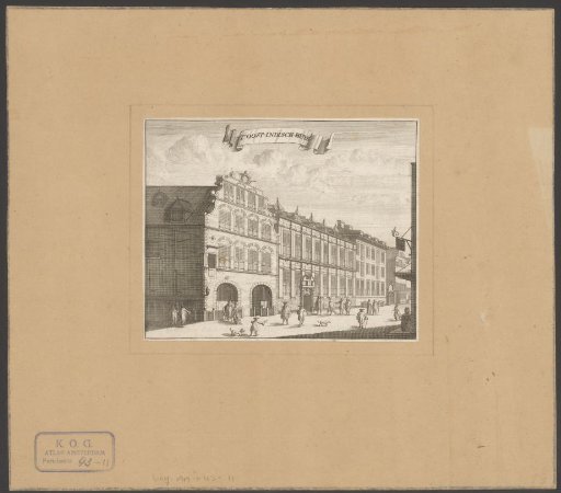View of the East India House in Amsterdam