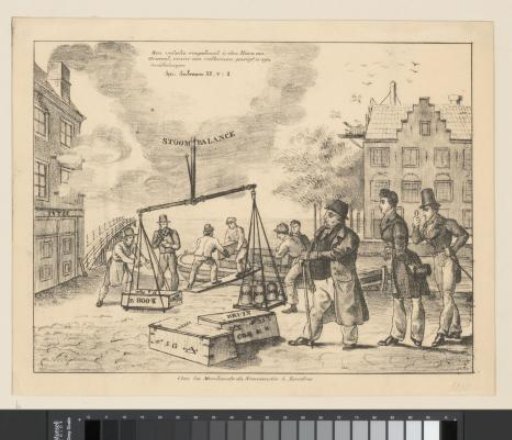 Caricature on the Deception of the Firm C. de Bruyn & Zonen, 1834
