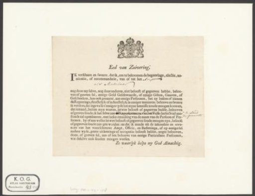 Purification Oath for Brokers
