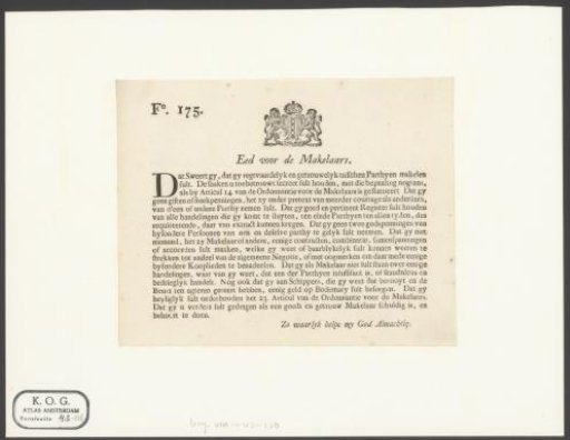 Purification Oath for Brokers