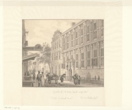 View of the East India House, Seen Towards the Kloveniersburgwal