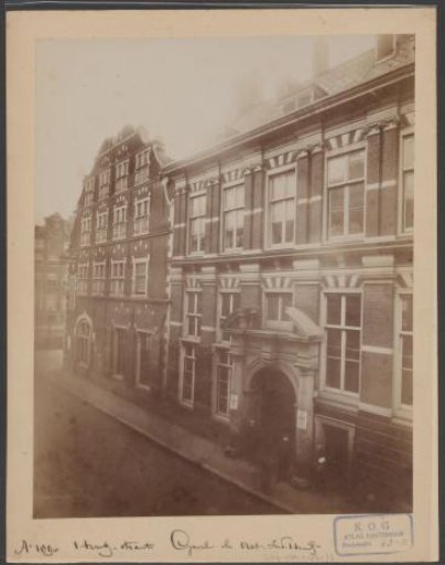 Facade of the East India House in Amsterdam