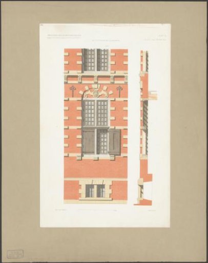 Facade of the East India House in Amsterdam