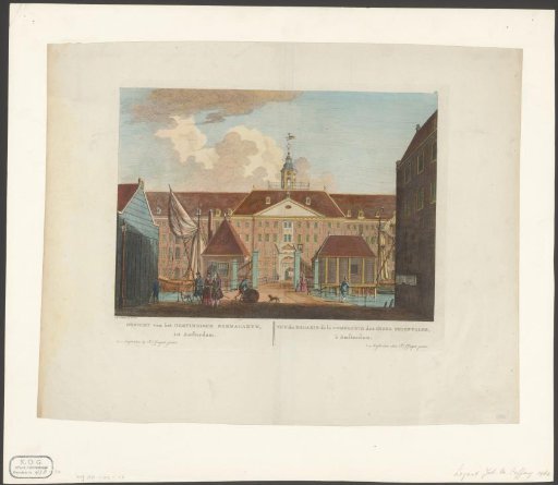 View of the East India Naval Magazine in Amsterdam