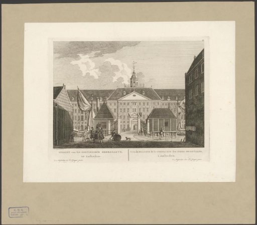 View of the East India Naval Magazine in Amsterdam