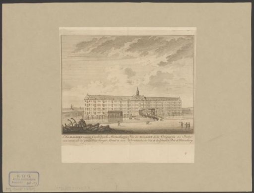 View of the East India Naval Magazine in Amsterdam