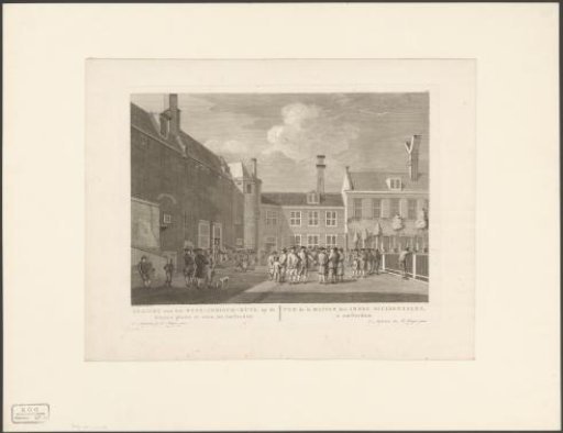 View of the West India Company Inner House in Amsterdam