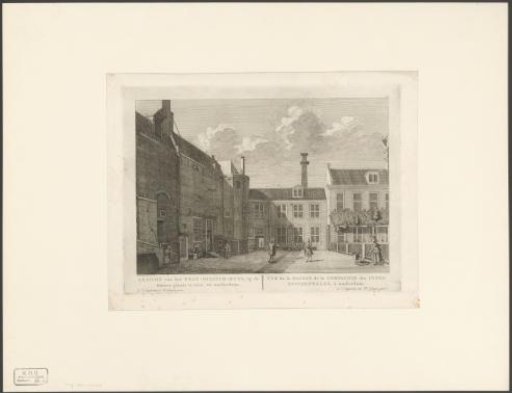 View of the West India Company House in Amsterdam