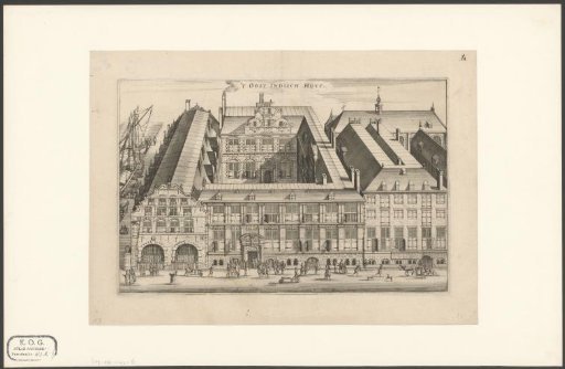 View of the East India House in Amsterdam