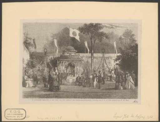 Garden Party at the Headquarters of the Nederlandsche Handel-Maatschappij in Amsterdam