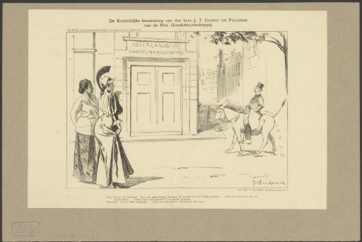 The Royal Appointment of Mr. J.T. Cremer as President of the Ned. Handelmaatschappij