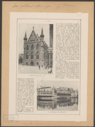 Monument to Jacob Theodoor Cremer and View of the Headquarters of the Nederlandsche Handel-Maatschappij in Amsterdam