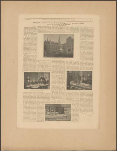 Article on the Bureau for Commercial Intelligence in Amsterdam