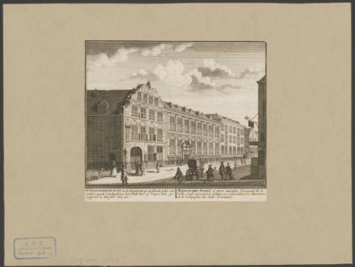 View of the East India House in Amsterdam