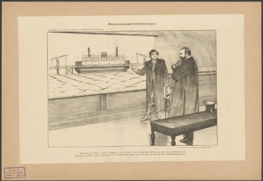 Mercury and Jakob Kraus discuss the ferry on the North Sea Canal