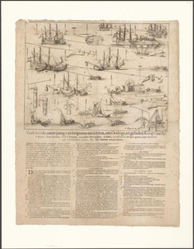 Various means of getting ships over the Pampus