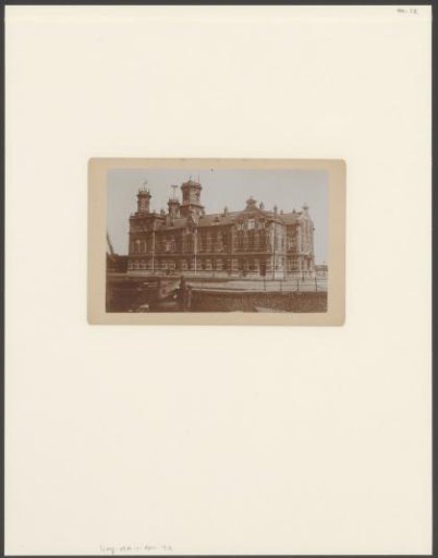 View of the building for General Services in Amsterdam