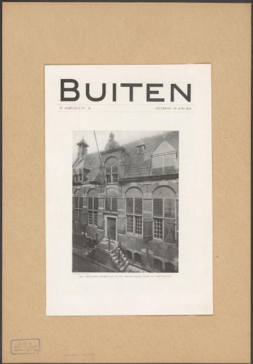 View of the Grain Measurers' House in Amsterdam