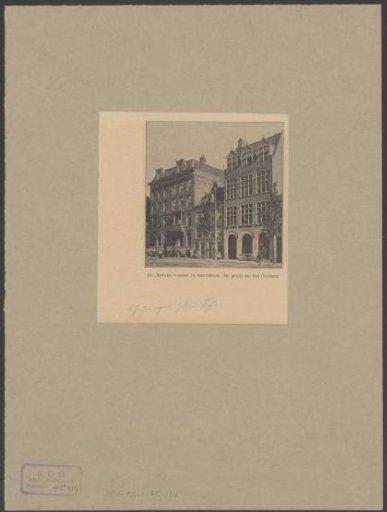 View of the facade of the Simplex factory in Amsterdam