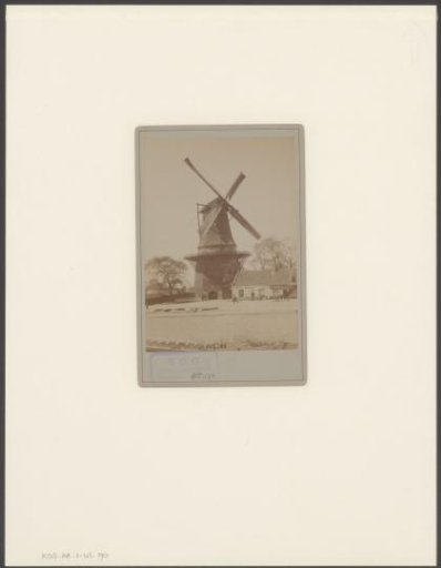 View of windmill De Victor in Amsterdam