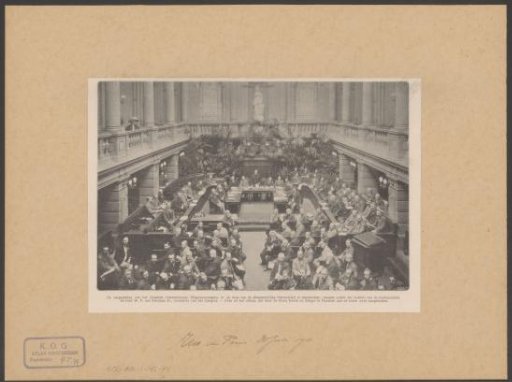 Group photo at the meeting of the Seventh International Publishers' Congress in Amsterdam, 1910