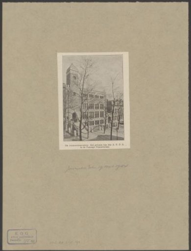 View of De Burcht, the headquarters of the General Dutch Diamond Workers' Union in Amsterdam
