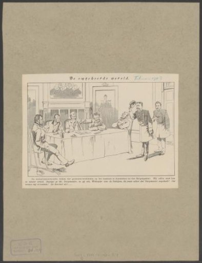 Representatives of the Amsterdam municipal council for the social democratic leaders of municipal workers