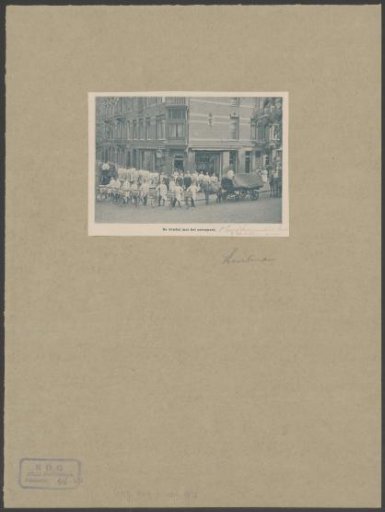 View of the butcher shop of H.J. Houtman