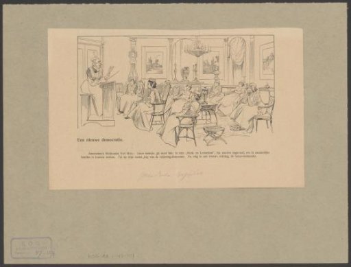Jacob Nicolaas van Hall as a Teacher at the Work and Learning School in Amsterdam