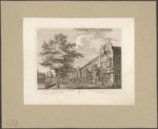 View of the Latin School in Amsterdam