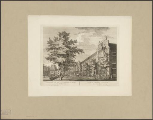 View of the Latin School in Amsterdam