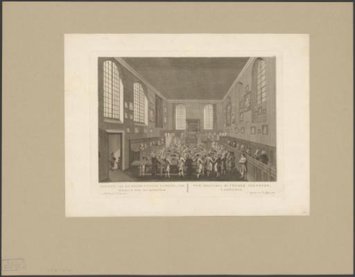 Interior of the Athenaeum Illustre in Amsterdam